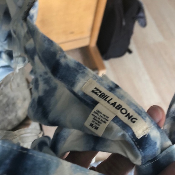 Blue tie dye halter top - Picture 3 of 5